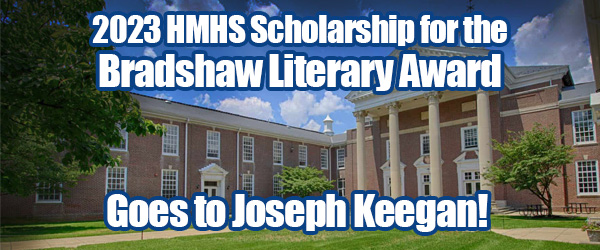 Bradshaw Literary Award Goes to Joseph Keegan