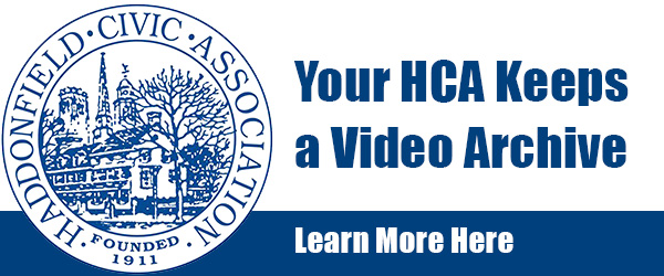 HCA Video Archive - Haddonfield Civic Association